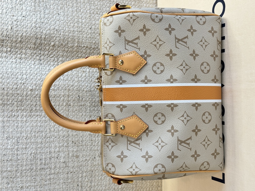 100 Original Louis Vuitton Speedy 25 Bandouliere Monopaname M46749